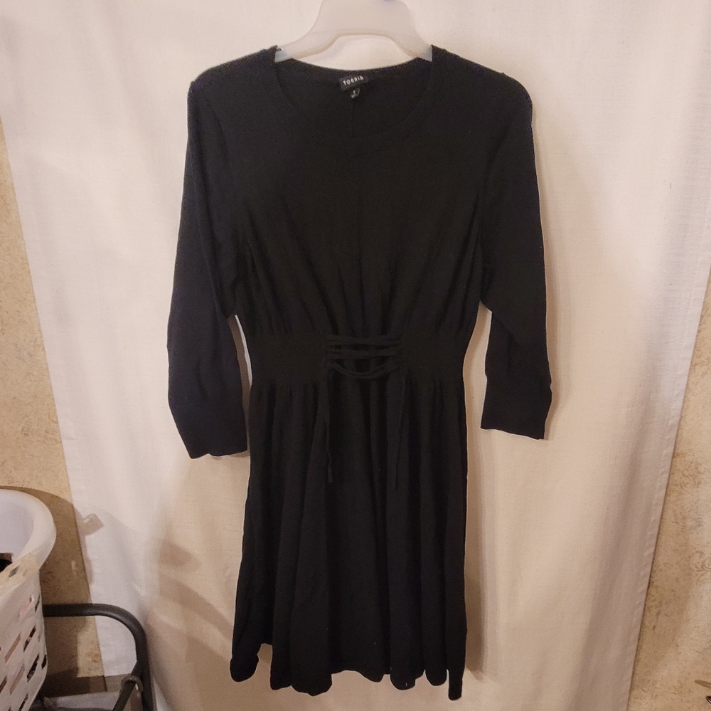 Torrid Black Longsleeve Dress